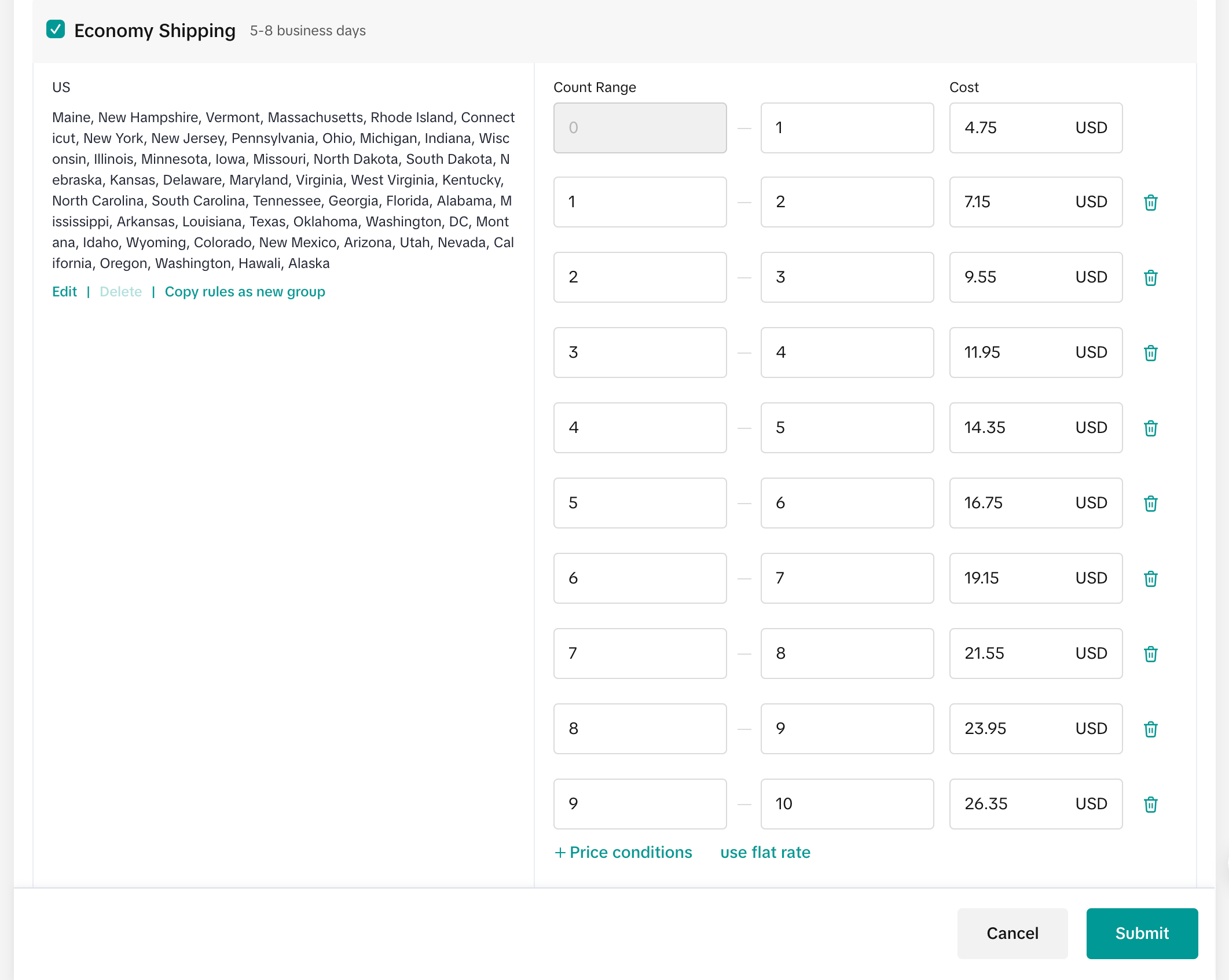 How can i set up free shipping for tiktok shop us?