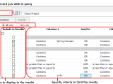 Specify The Query Criteria