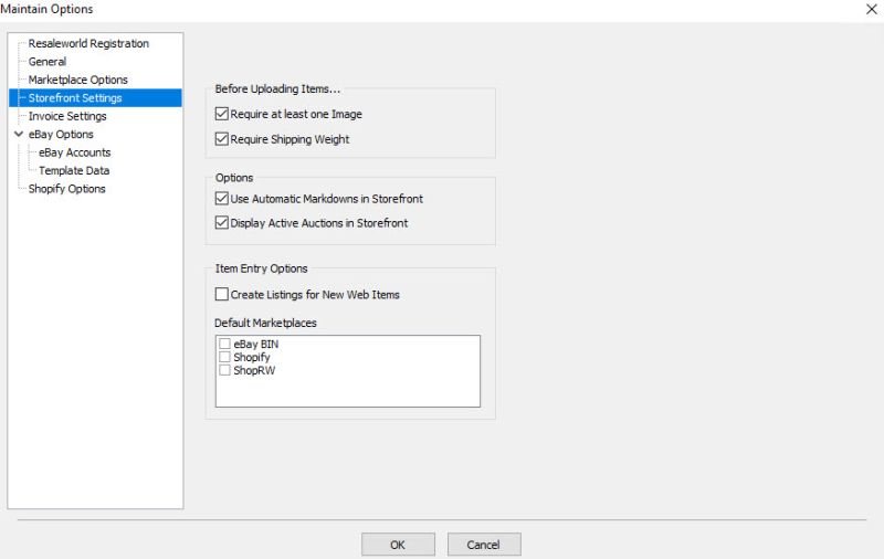 Storefront Settings - Geometric Images - Professional Full HD Collection
