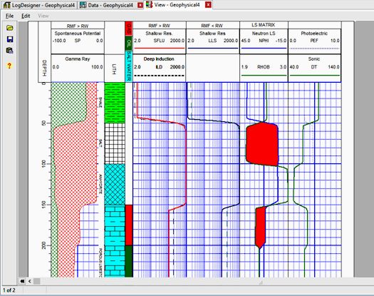The Log View Plotter Interface - Vintage Pattern Collection - Retina Quality