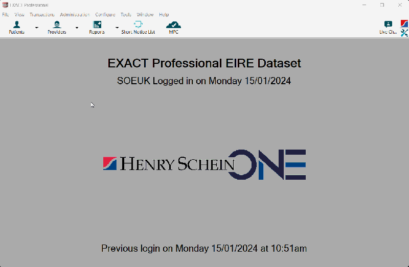 Payor Configuration Exact Help Centre - Abstract Background Collection - Retina Quality