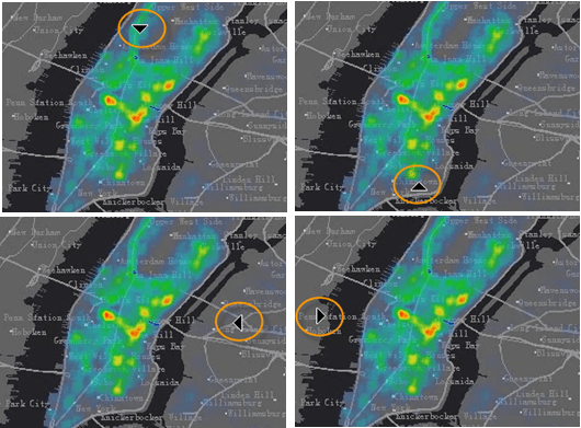 Swipe Split Map Mapdiscovery - Best Sunset Arts in Retina