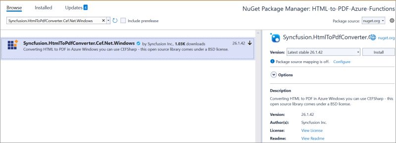 Convert Html To Pdf In Azure Functions On Windows Syncfusion - Elegant Ocean Texture - High Resolution