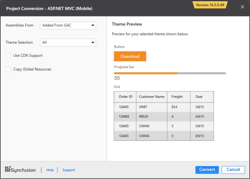 Project Conversion Asp Net Mvc Essential Js 1 Syncfusion - Minimal Texture Collection - High Resolution Quality