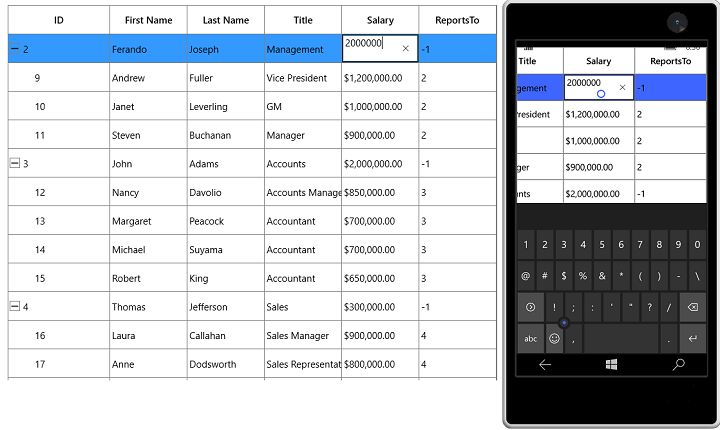 Uwp Treegrid Control Multi Column Treegrid Syncfusion - Gradient Backgrounds - Stunning Ultra HD Collection