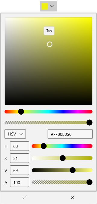 Winui Color Picker Control Syncfusion - Premium Dark Image Gallery - Mobile