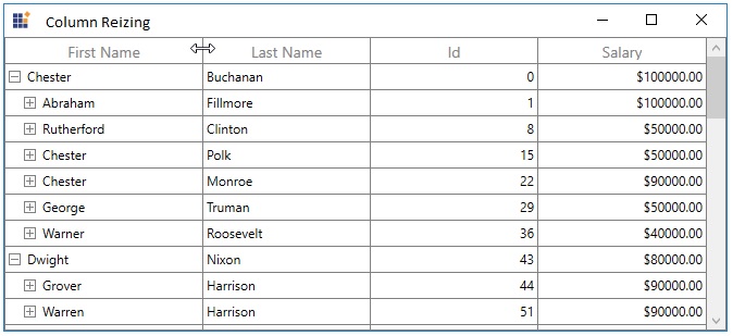 Columns In Wpf Treegrid Control Syncfusion - Desktop City Backgrounds for Desktop