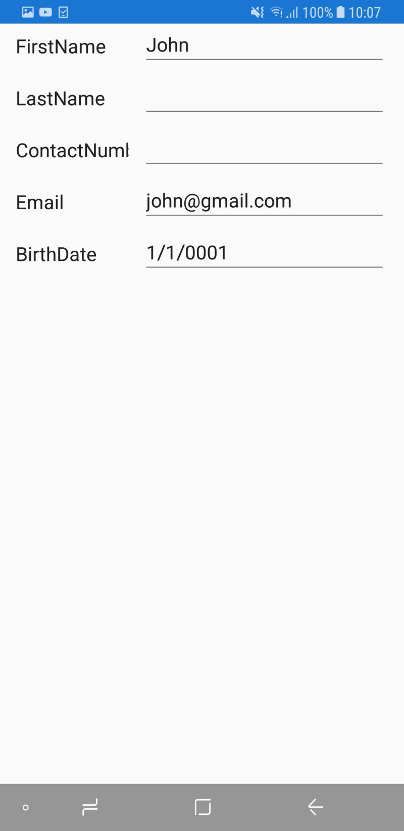 Floating Label Layout In Xamarin Dataform Control Syncfusion - Retina City Textures for Desktop