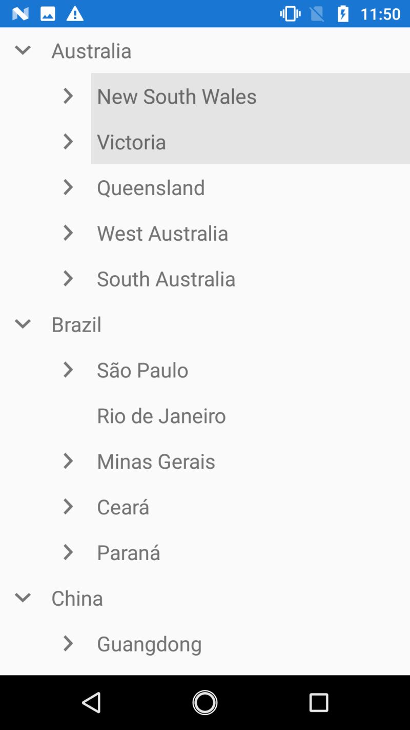 Selection In Xamarin Treeview Control Syncfusion - Dark Background Collection - 4K Quality