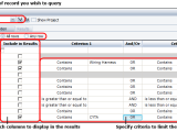 Specify The Query Criteria