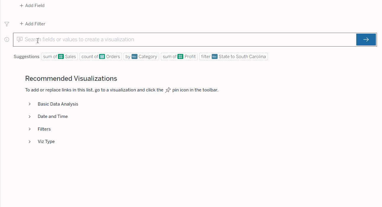 Automatically Build Views with Ask Data - Tableau