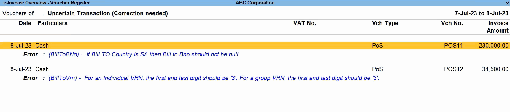 How to Generate e-Invoice Online Using TallyPrime (KSA e-Invoice Integration Phase) (38) How to Generate e-Invoice Online Using TallyPrime (KSA e-Invoice Integration Phase) (38)