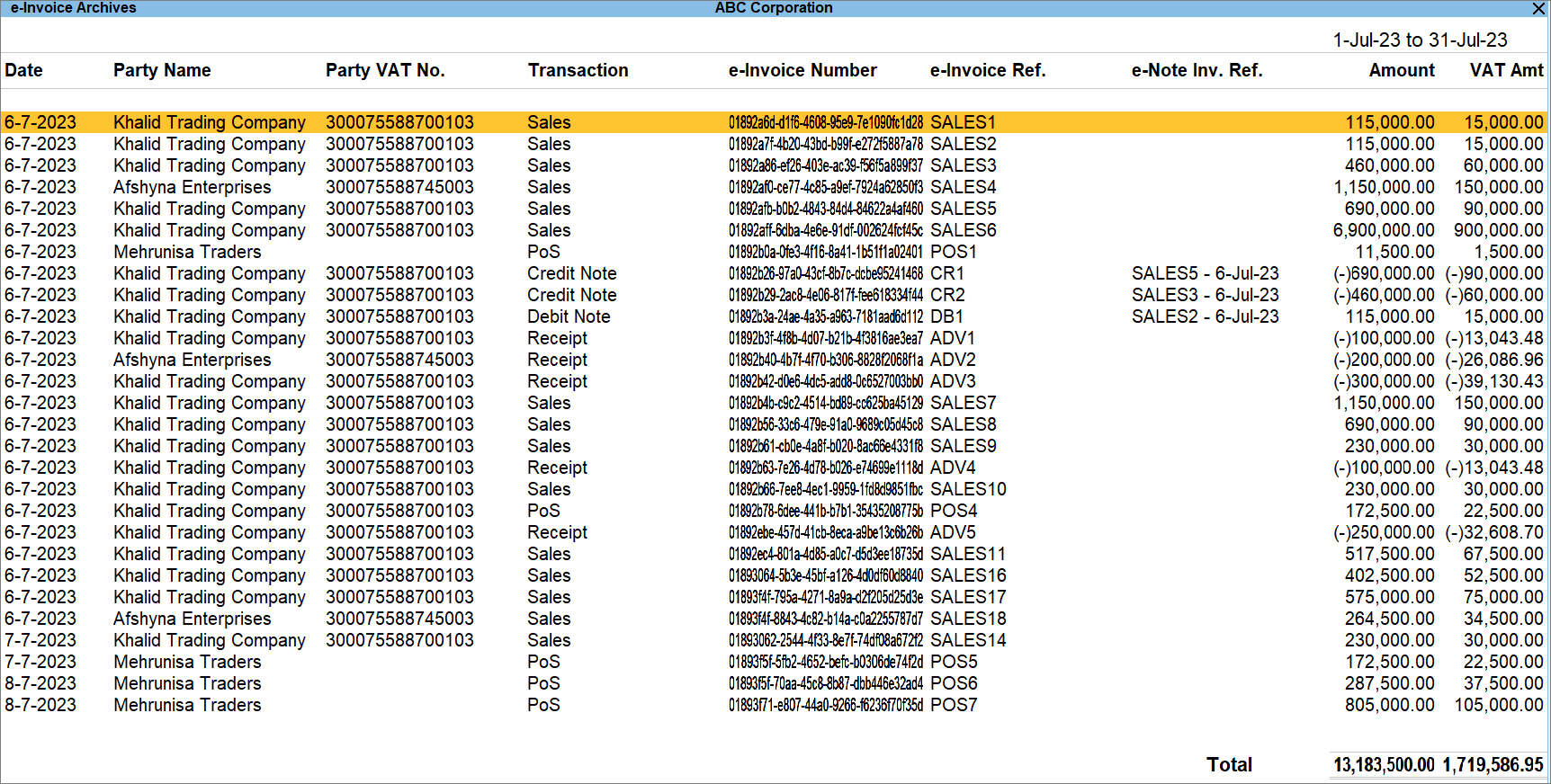 How to Generate e-Invoice Online Using TallyPrime (KSA e-Invoice Integration Phase) (39) How to Generate e-Invoice Online Using TallyPrime (KSA e-Invoice Integration Phase) (39)