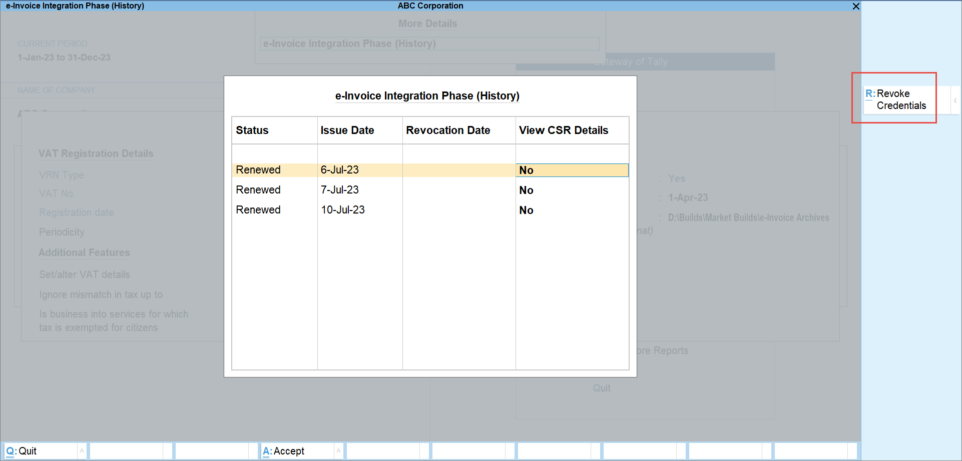 How to Generate e-Invoice Online Using TallyPrime (KSA e-Invoice Integration Phase) (7) How to Generate e-Invoice Online Using TallyPrime (KSA e-Invoice Integration Phase) (7)