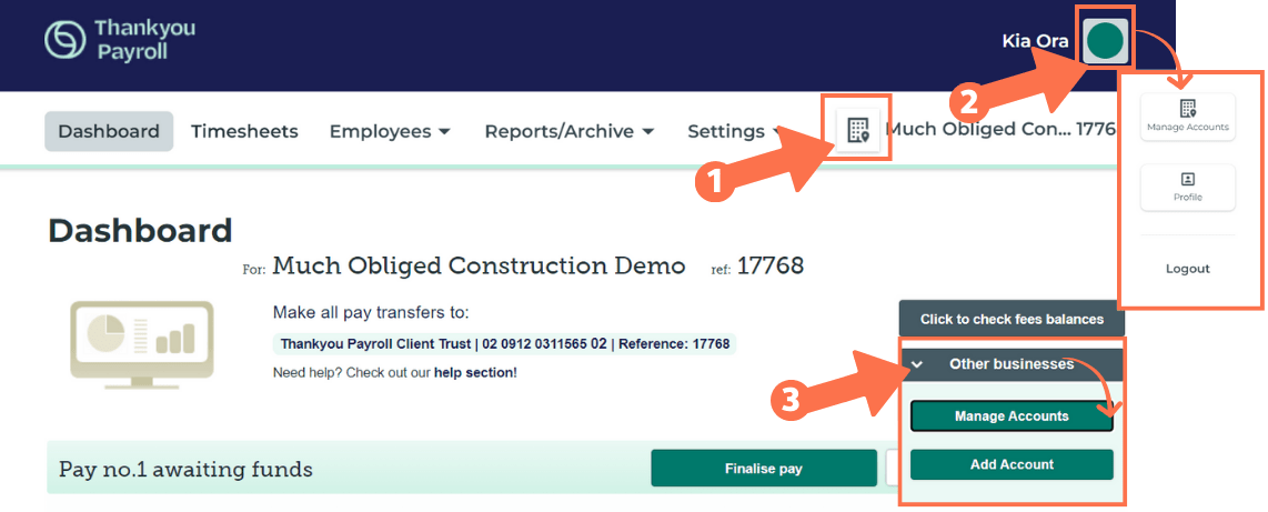 Managing Multiple Accounts - Minimal Background Collection - 4K Quality