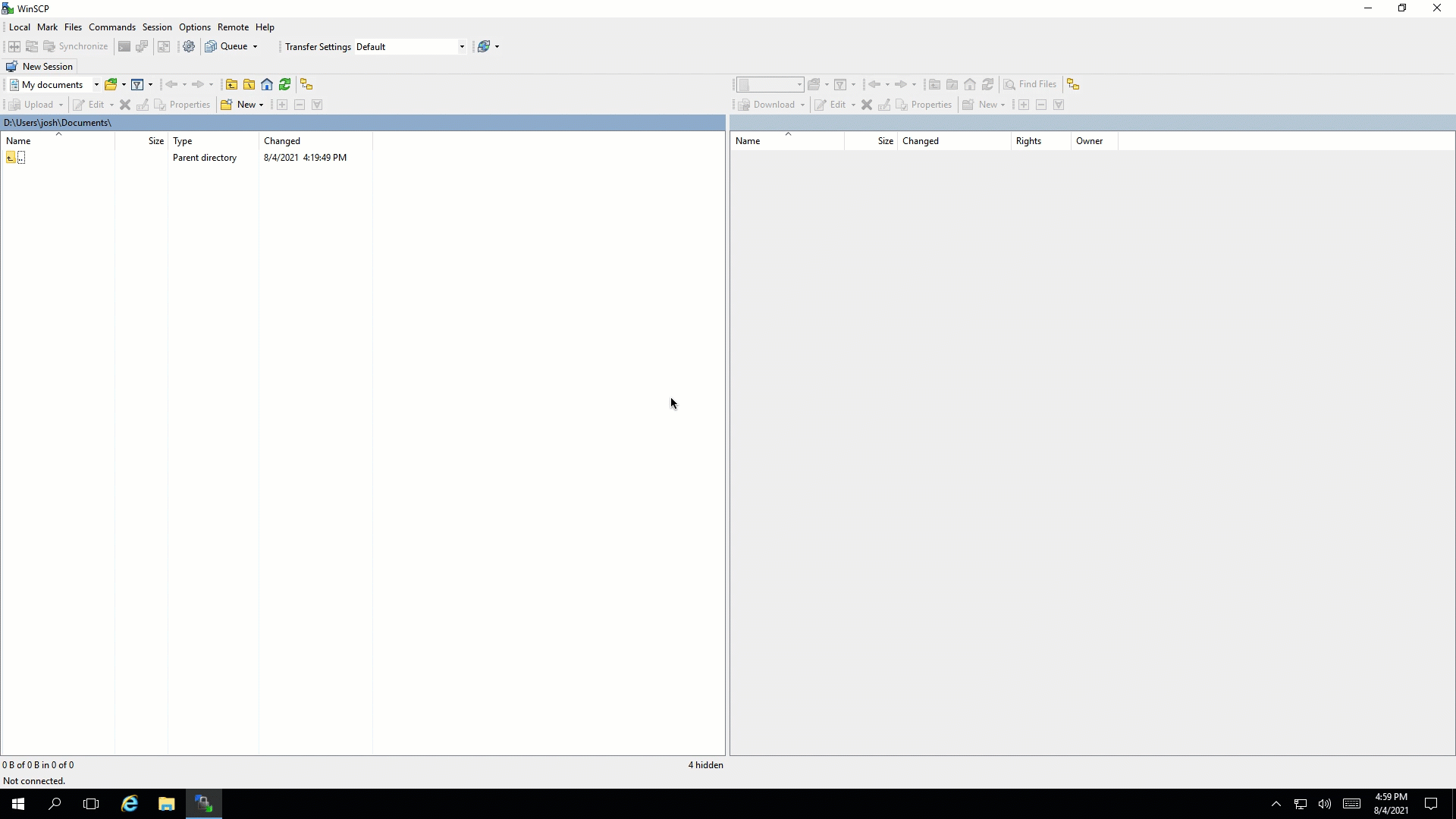 Connecting Through WinSCP · SFTP Gateway Support (8) Connecting Through WinSCP · SFTP Gateway Support (8)