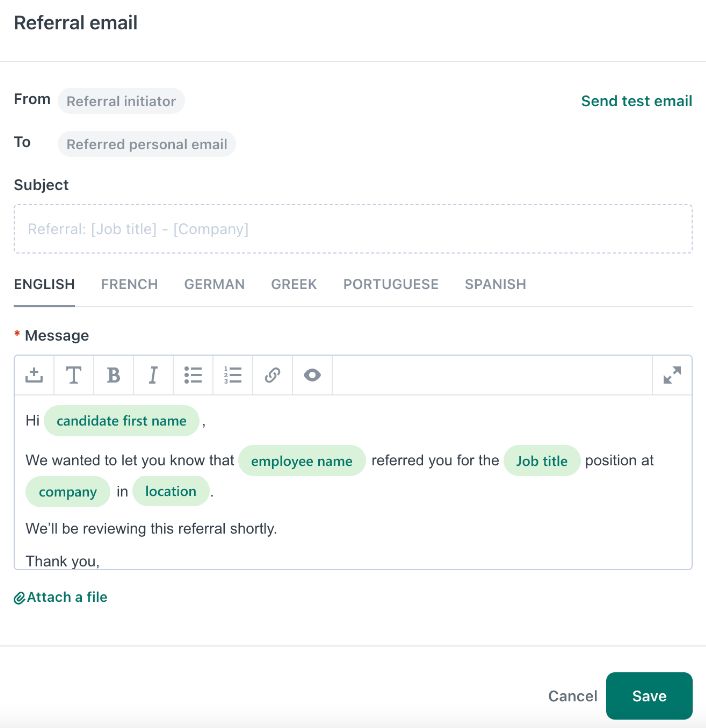 Customizing Referral Emails And Notifications Workable Help - Premium Nature Wallpaper Gallery - Full HD