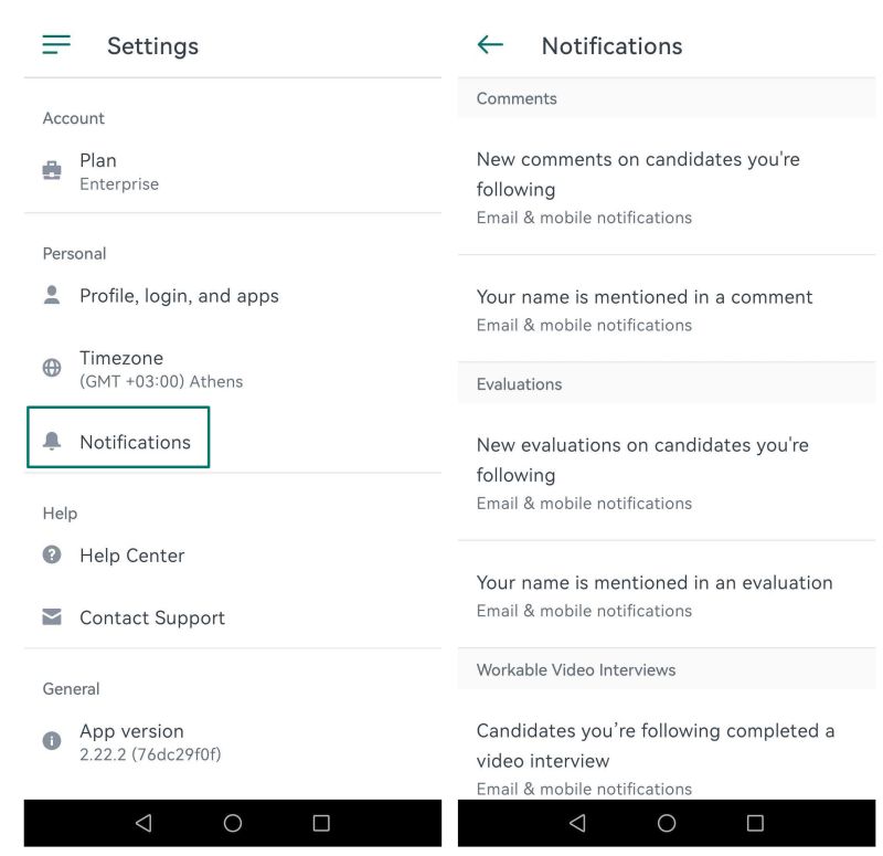 Managing Notification Preferences For Workable Referrals Workable Support - Ultra HD Sunset Arts for Desktop