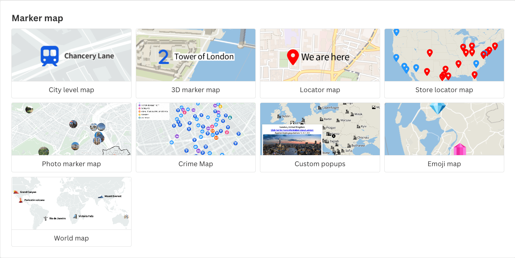 Marker Map An Overview Flourish