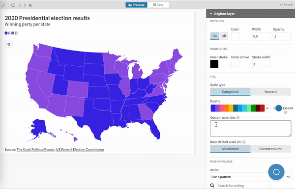 How To Color Your Map Regions Flourish