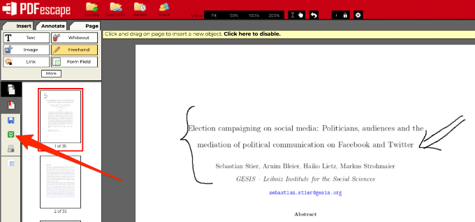 можно ли рисовать в пдф файле