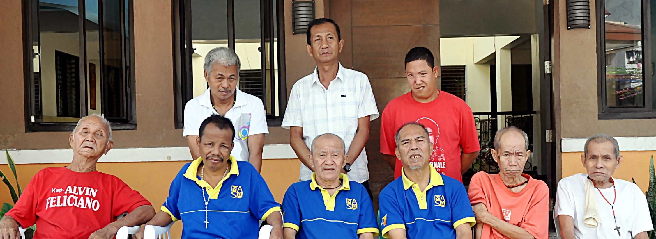 Elderly Homeless Men now residents at the Divine Mercy Apostolate Manila