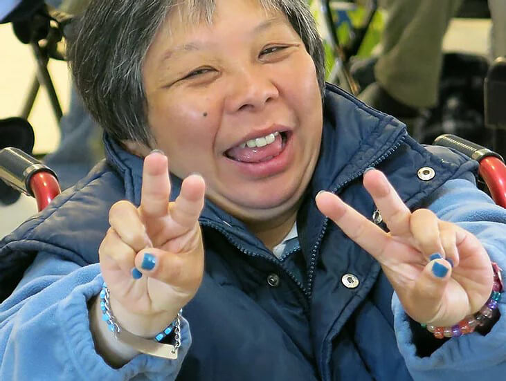 Participants in the Pomeroy Recreation & Rehabilitation Center (PRRC) One Center Program are encouraged to set goals with this lifelong learning program which supports services for adults with developmental disabilities and traumatic and acquired brain injuries. The PRRC staff works with the participant, their families, and others to determine what is important for the program participant.