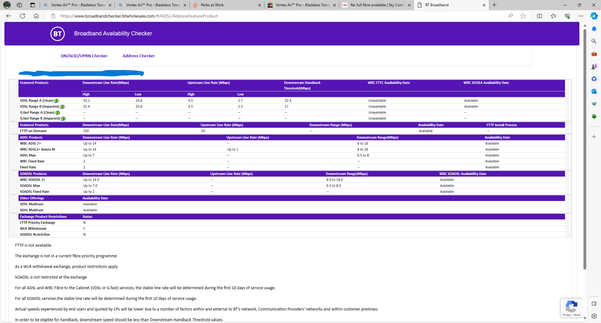 Full Fibre Available Sky Community
