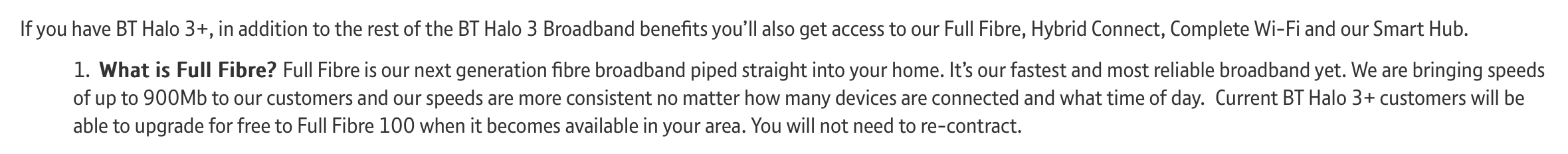 Upgrade To Full Fibre Sky Community