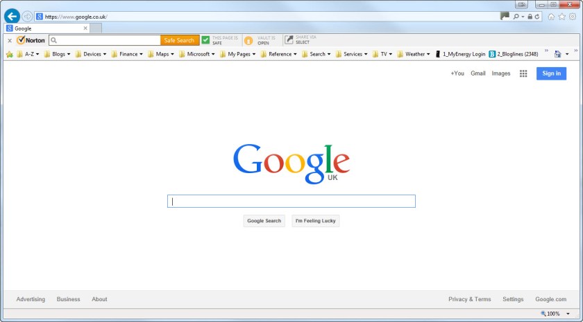 make google the home page