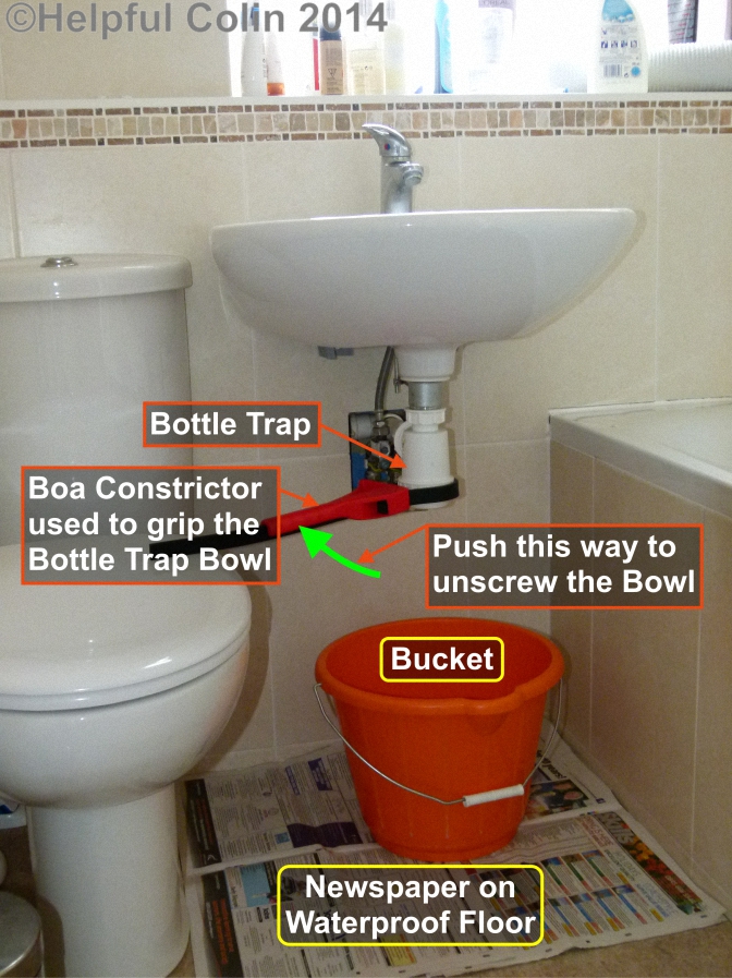 Unblocking A Bathroom Wash Basin Drain Helpful Colin