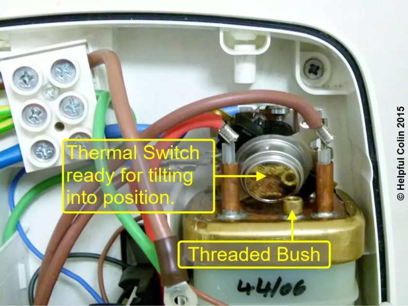 mira shower thermal switch