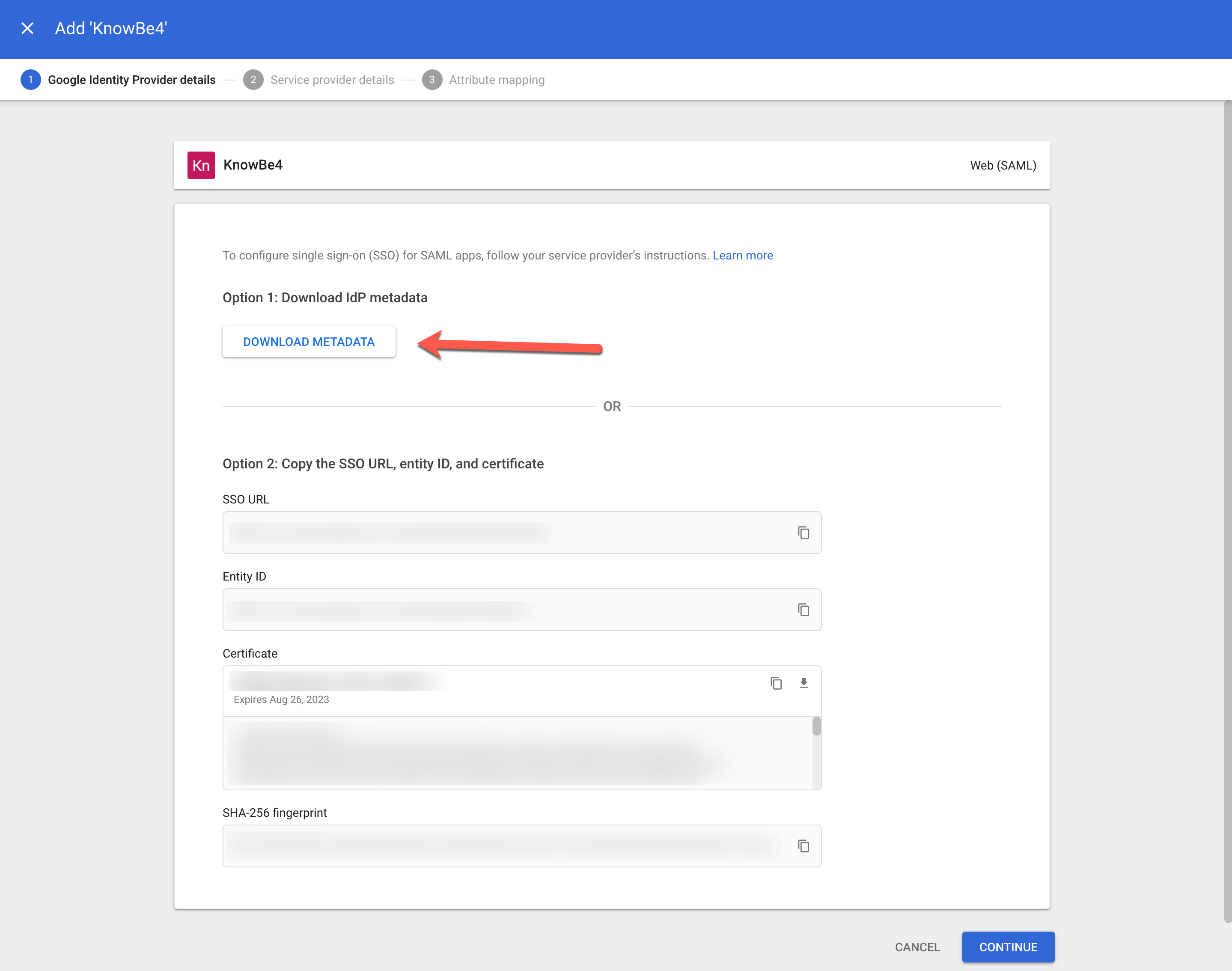 · from listed options select set up . How Do I Enable Sso Saml For Google Workspace Google Apps Knowledge Base
