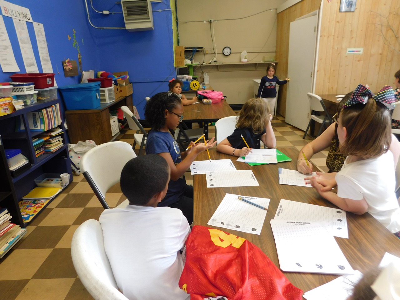 Appalachian students receiving afterschool tutoring at BCPIA program in McDowell County, WV