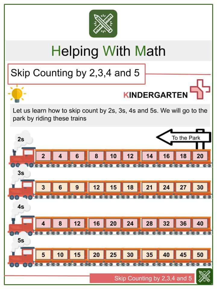 skip counting helping with math