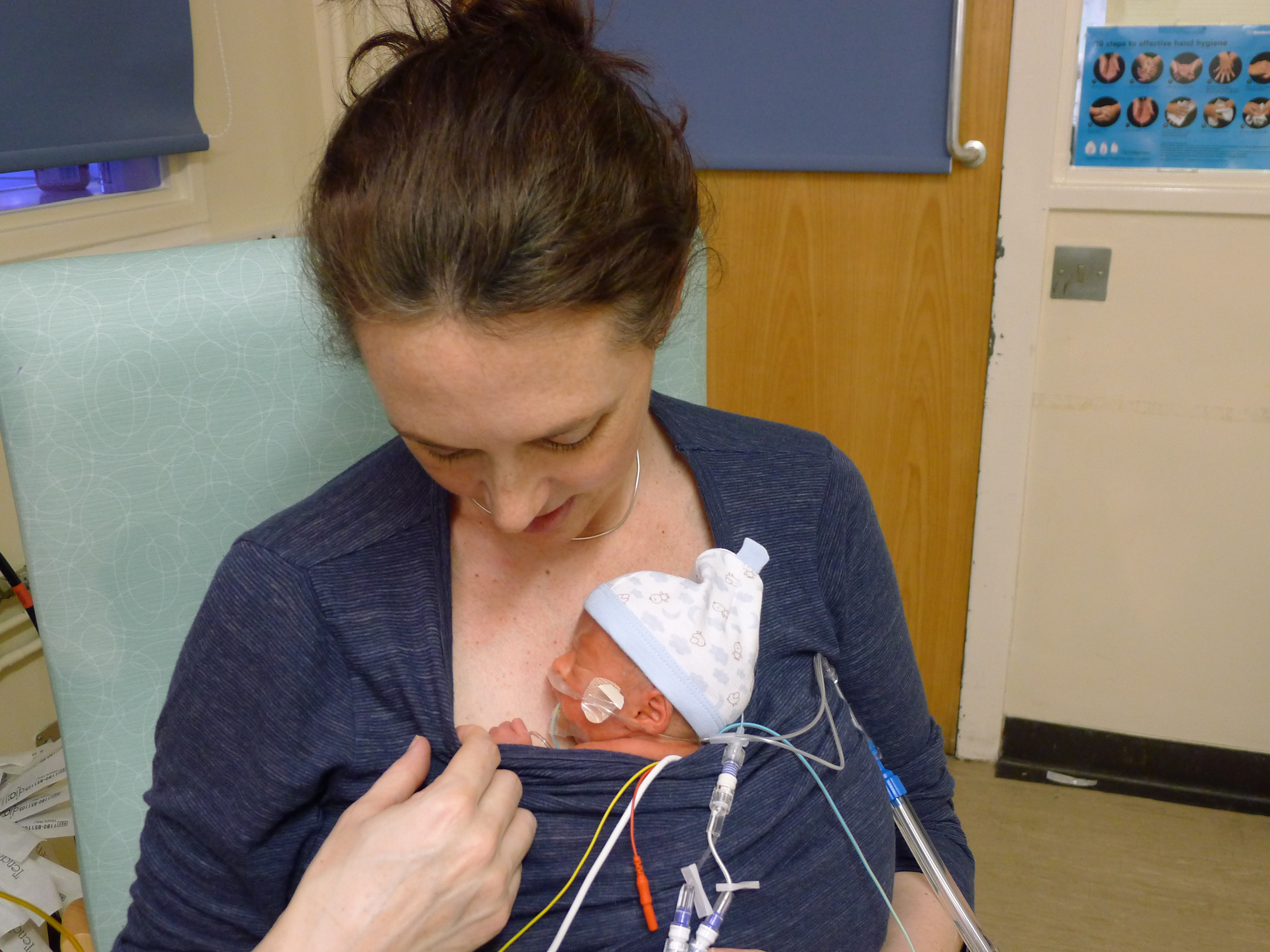 I had to wait 62 hours until I could hold Dylan