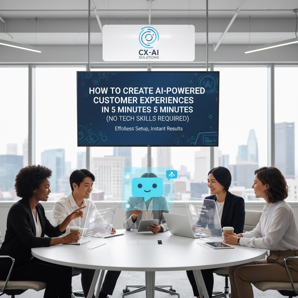 How to Create AI-Powered Customer Experiences in 5 Minutes (No Tech Skills Required)