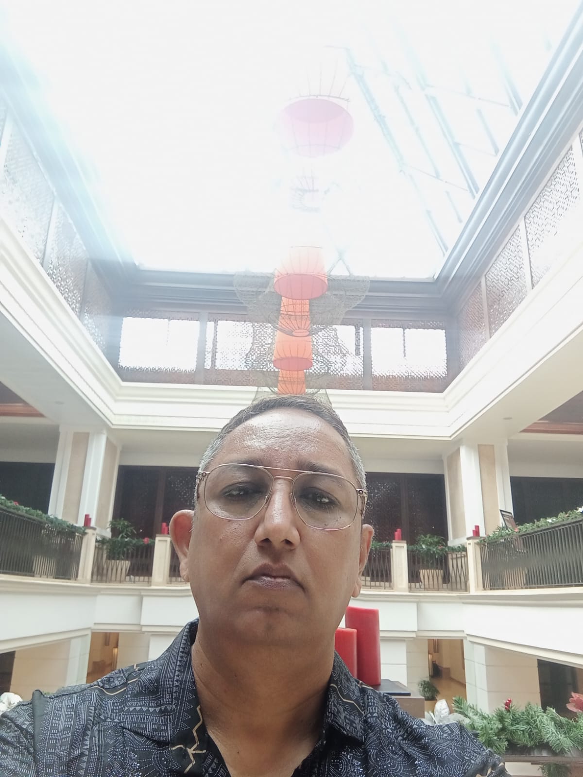 On holiday at the Grand Hyatt, Goa