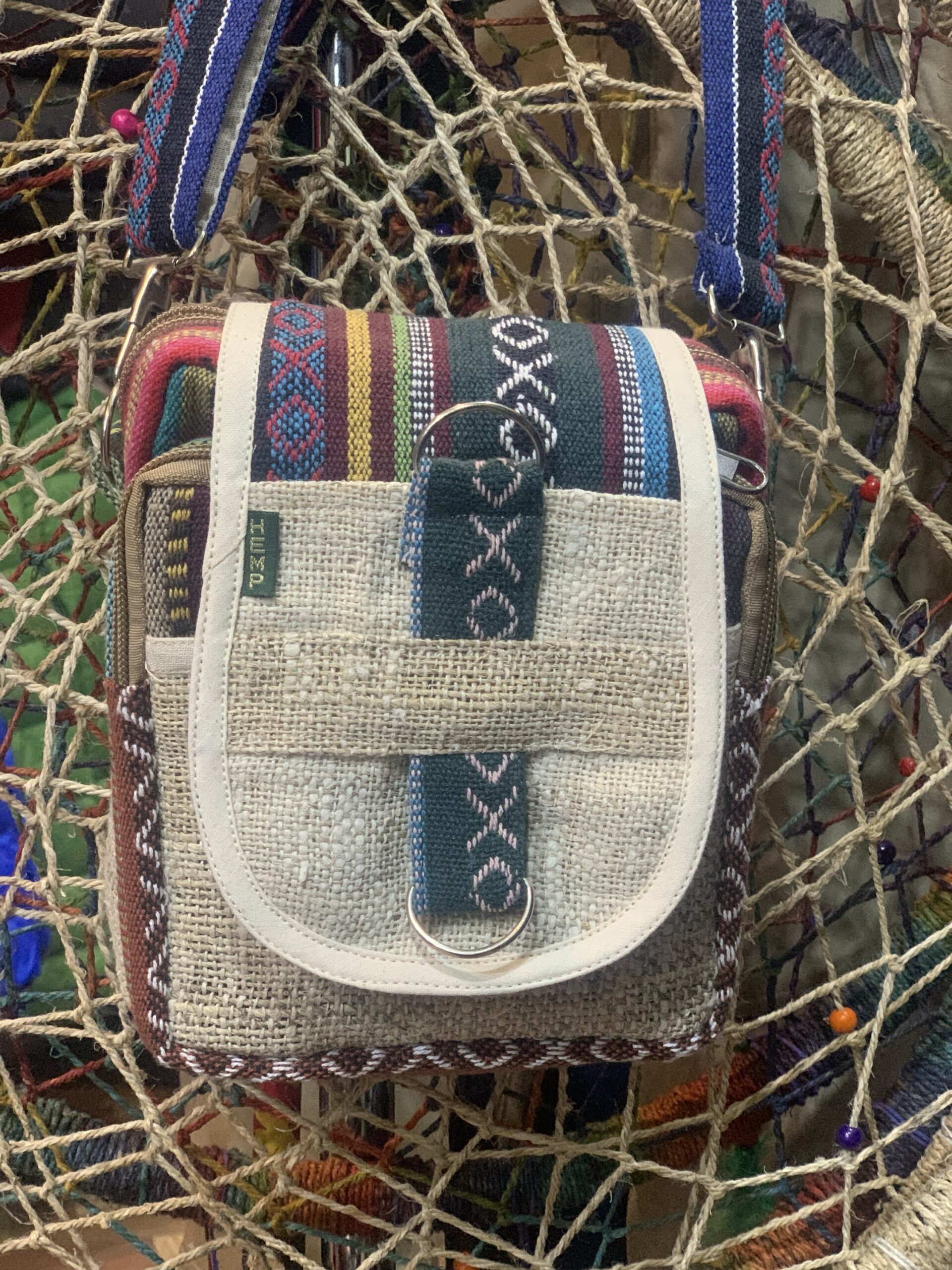 Hemp Cotton Side Bag Himalayan Hemp