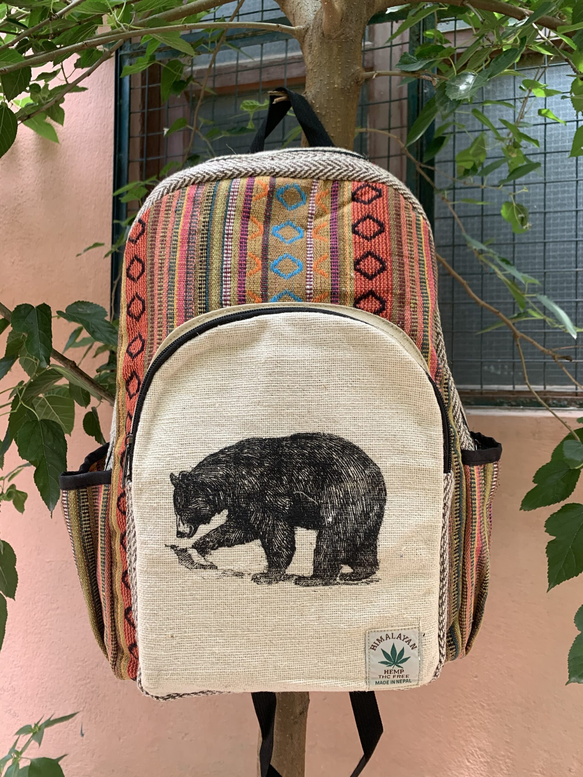 Backpack Bear Print
