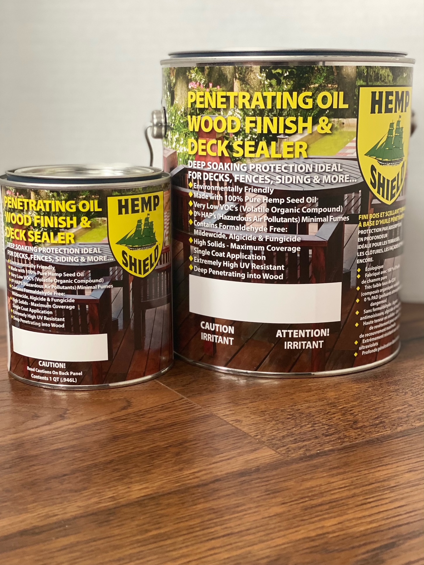 Wood Finish & Deck Sealer Hemp Shield