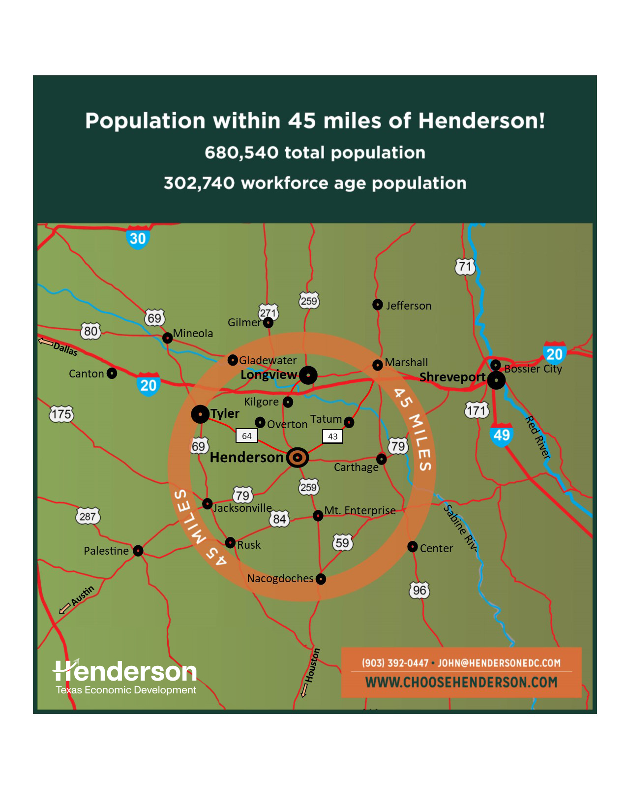 Location And Henderson Map Mile.