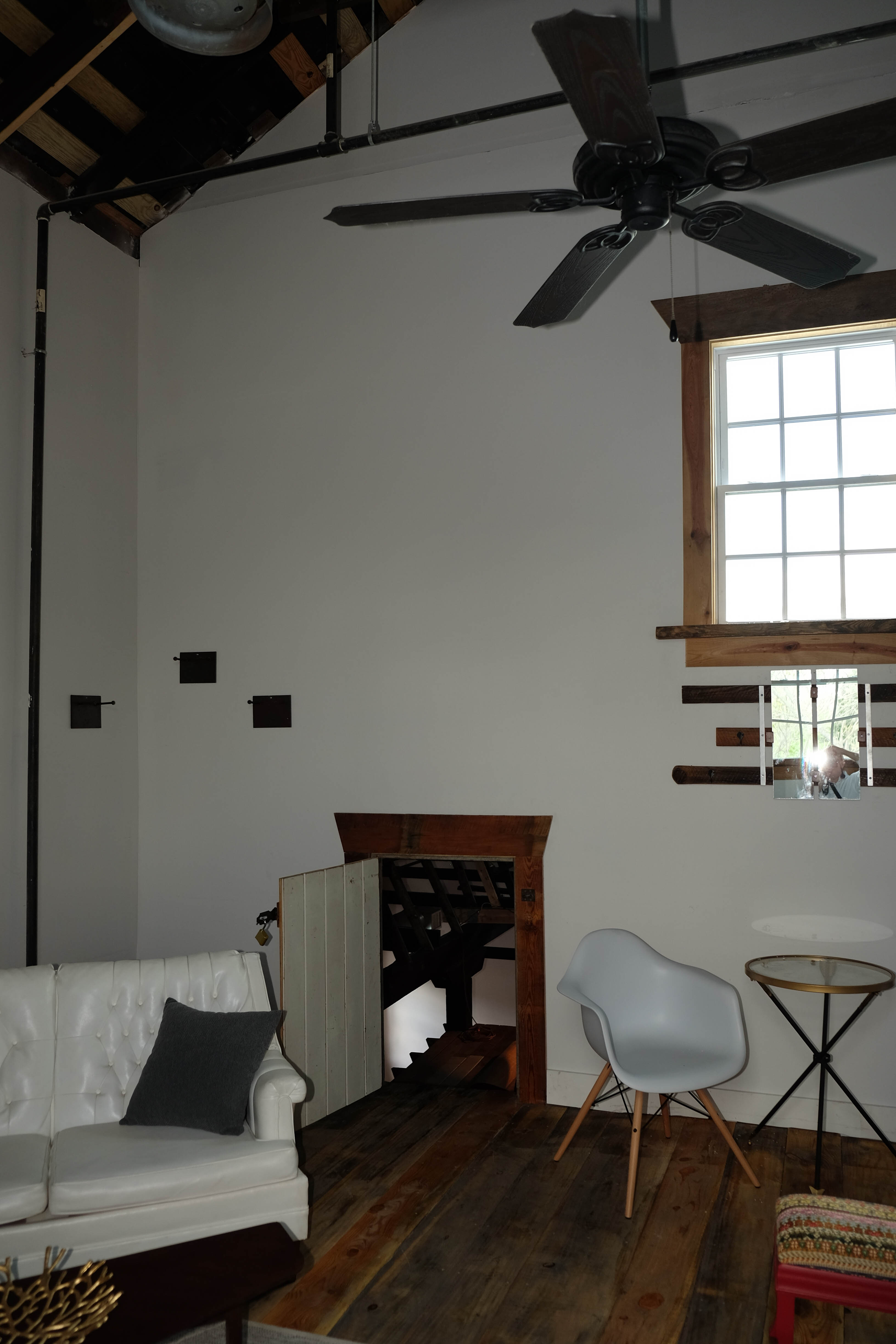 West wall of Mezzanine - After