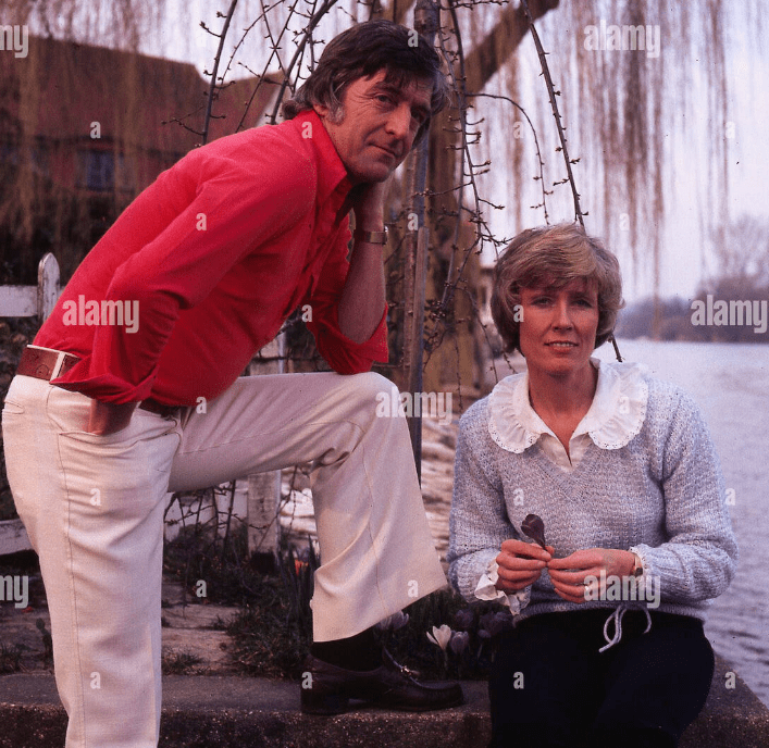 Michael Parkinson at home with wife Mary