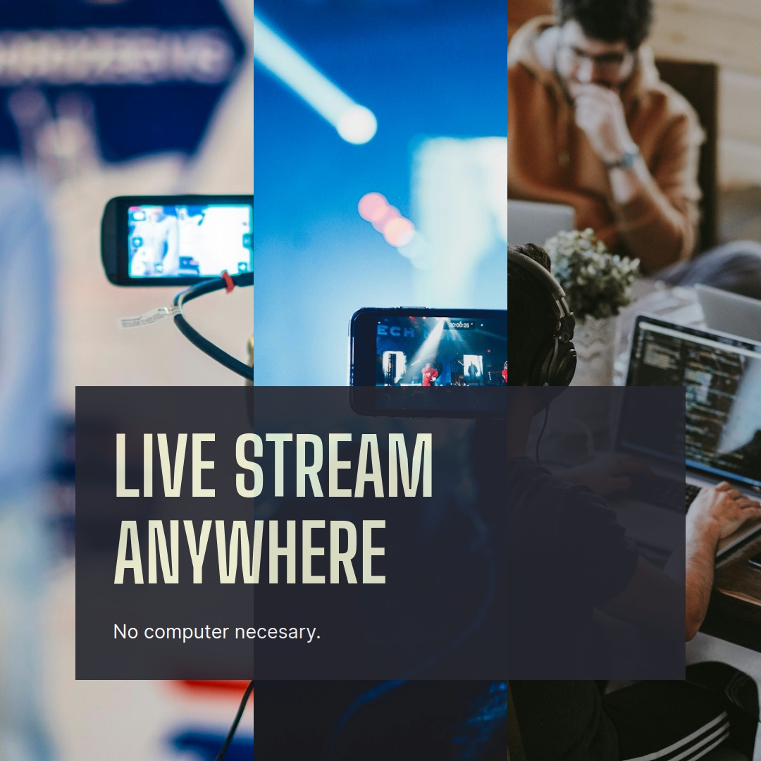 C2C allows livestreaming straight from camera