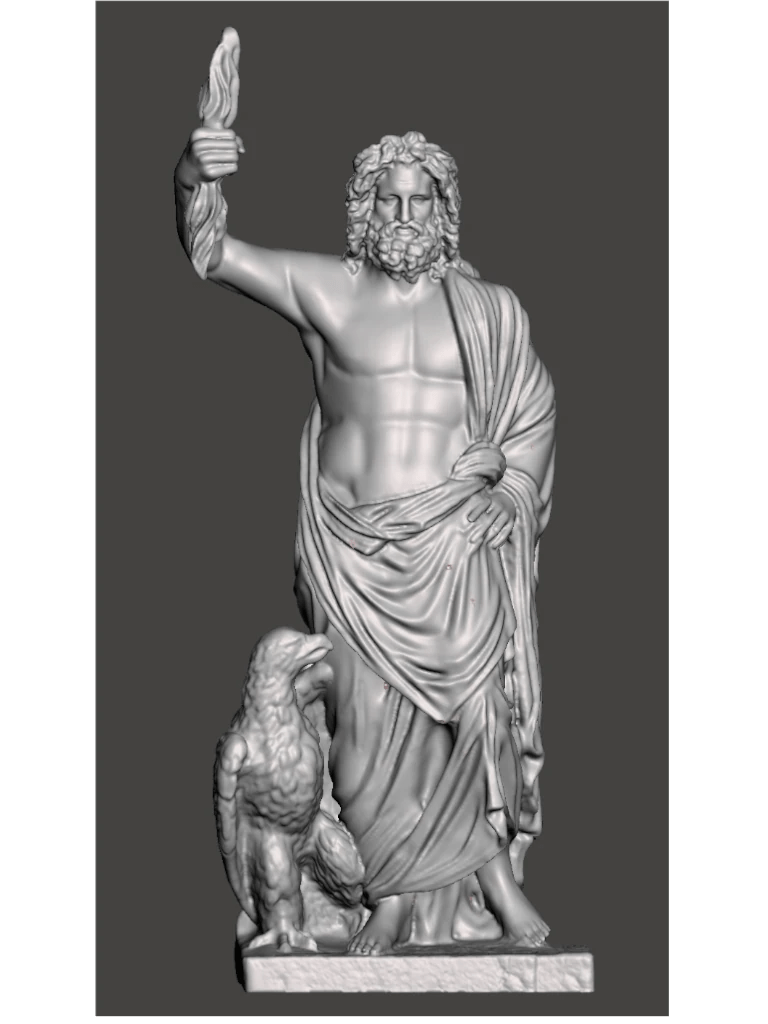 Demeter 3d Model Hephaisteion - Colorful Backgrounds - Premium 4K Collection