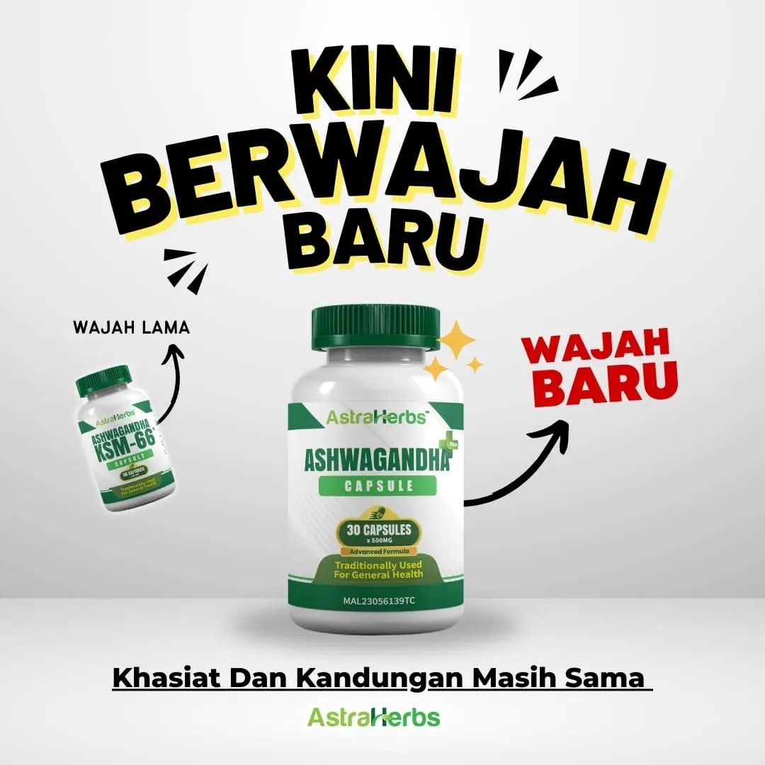ashwagandha plus berwajah baru