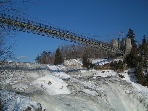 Bridge at Montmorency falls