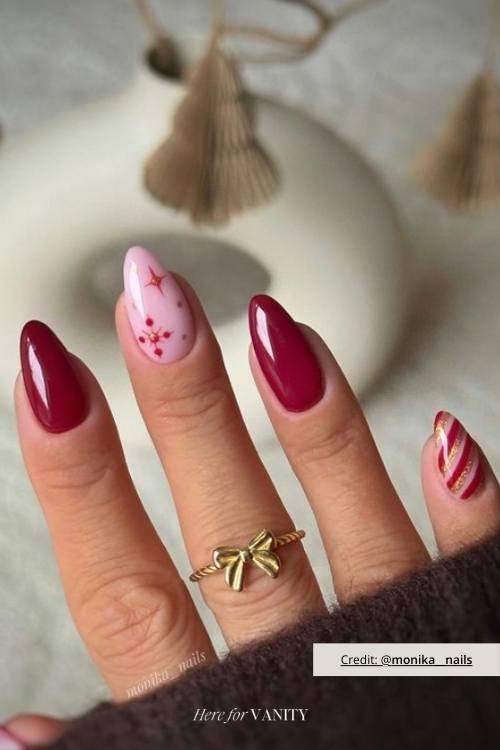Simple holiday nails: nail art that’s festive, not flashy