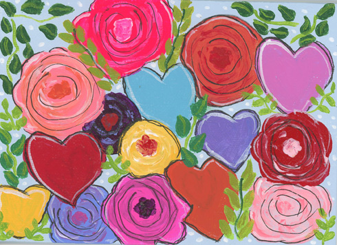 Hearts - Here's My hART Studio - Artist Robin Hawkins